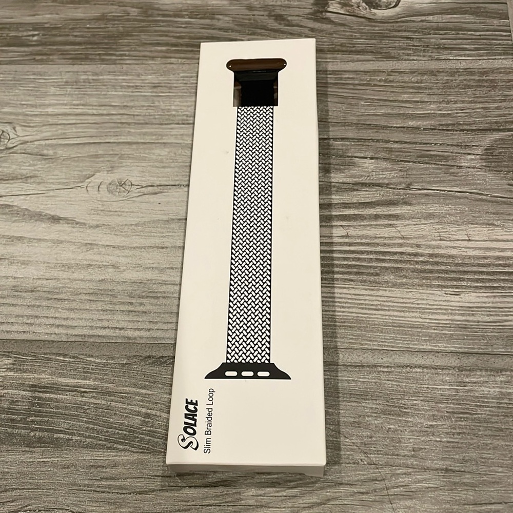 Solace woven single loop strap for Apple Watch